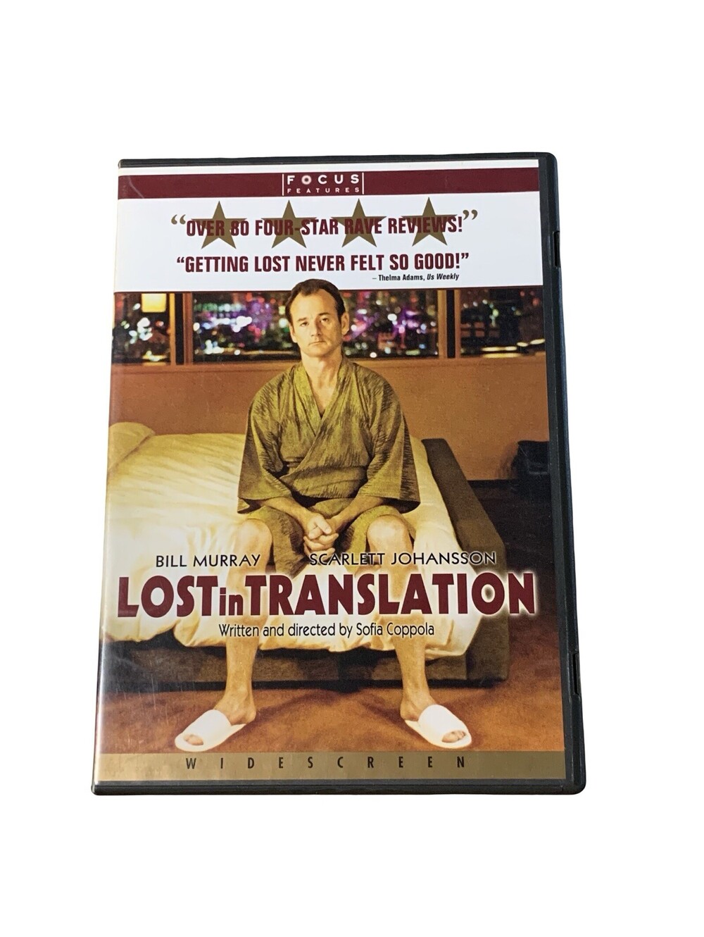 Lost in Translation DVD Widescreen Bill Murray Scarlett Johansson Focus